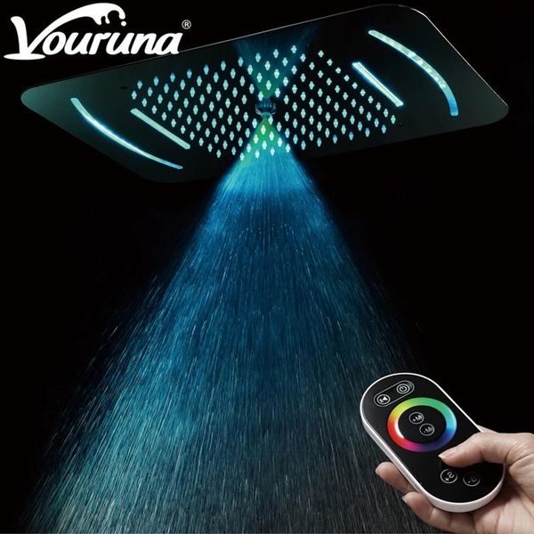 bathroom shower sets vouruna 3-function embedded led ceiling-mount massage mist waterfall head 58*38cm 304 sus stainless steel remote contro
bathroom shower sets vouruna 3-function embedded led ceiling-mount massage mist waterfall head 58*38cm 304 sus stainless steel remote contro