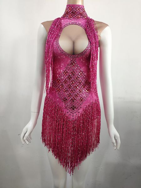 6 colors sparkly rhinestone tassel bodysuit nightclub dance ds show stage wear stretch party outfit female singer dancer costume, Black;red
6 colors sparkly rhinestone tassel bodysuit nightclub dance ds show stage wear stretch party outfit female singer dancer costume, Black;red