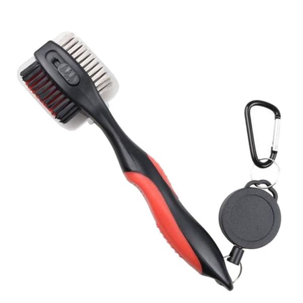 golf training aids club brush groove cleaner with comfortable grip retractable zip-line carabiner cleaning tools
golf training aids club brush groove cleaner with comfortable grip retractable zip-line carabiner cleaning tools