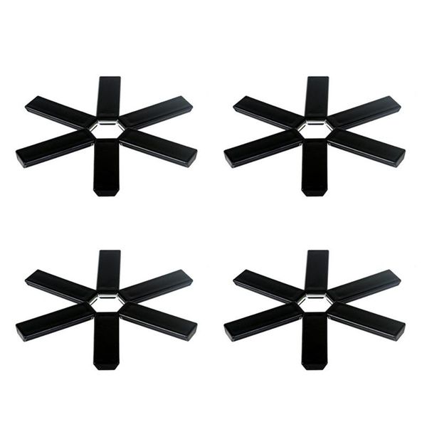 4 pcs folding heat insulation pad, foldable heat-insulating placemat, kitchen pot holders trivets
4 pcs folding heat insulation pad, foldable heat-insulating placemat, kitchen pot holders trivets