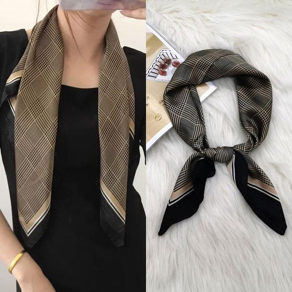 scarves 2021 fashion kerchief small silk neck scarf for women 70*70 hijab scarfs female shawls bags lady bandana foulard, Blue;gray
scarves 2021 fashion kerchief small silk neck scarf for women 70*70 hijab scarfs female shawls bags lady bandana foulard, Blue;gray