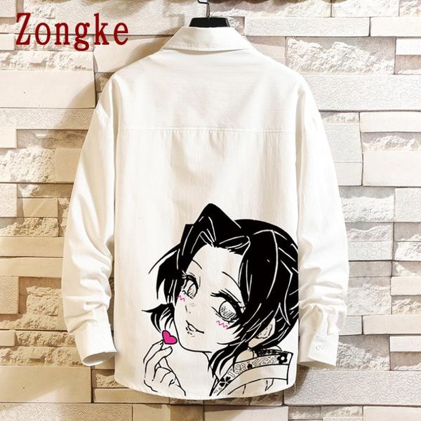 zongke kawaii men shirts for men clothing korean style shirt long sleeve harajuku shirt korean clothes 5xl 2021 spring, White;black
zongke kawaii men shirts for men clothing korean style shirt long sleeve harajuku shirt korean clothes 5xl 2021 spring, White;black