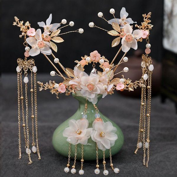earrings & necklace vintage jewelry set ancient hair grips accessories hanfu chinese bridal wedding jewelries, Silver
earrings & necklace vintage jewelry set ancient hair grips accessories hanfu chinese bridal wedding jewelries, Silver