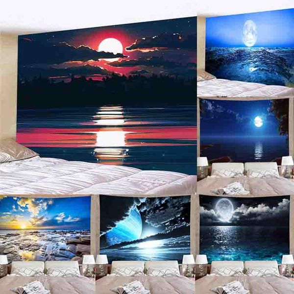tapestries 100% polyester moon starry sky scene tapestry dormitory room decoration home bedroom ornaments
tapestries 100% polyester moon starry sky scene tapestry dormitory room decoration home bedroom ornaments