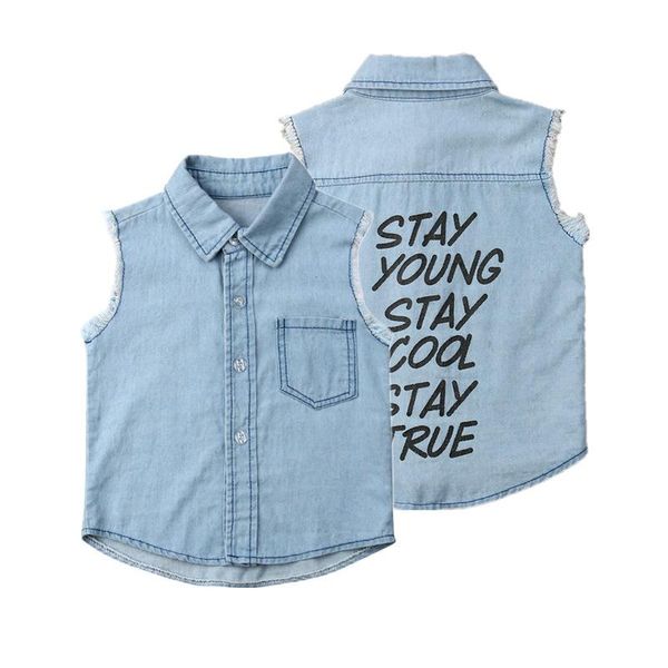 shirts summer kids baby boys girls fashion letter printed denim clothes outfits toddler child clothing sets coat, White;black
shirts summer kids baby boys girls fashion letter printed denim clothes outfits toddler child clothing sets coat, White;black