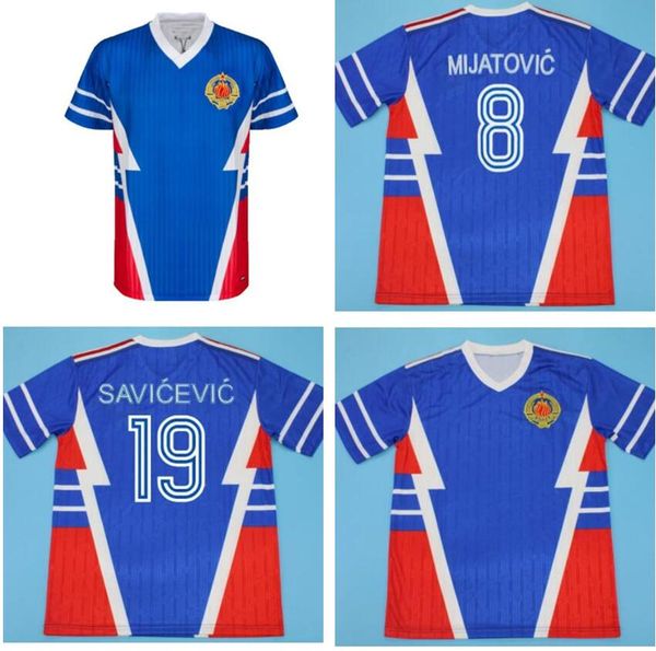 1990 1991 yugoslavia retro soccer jersey world cup #8 mijatovic #19 savicevic vintage classic 90 91 football shirts thai quality s-2xl, Black;yellow
1990 1991 yugoslavia retro soccer jersey world cup #8 mijatovic #19 savicevic vintage classic 90 91 football shirts thai quality s-2xl, Black;yellow