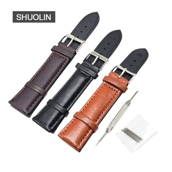 watch bands shuolin watchbands 18mm 20mm 22mm high-end retro leather band strap with genuine straps gift for tools, Black;brown
watch bands shuolin watchbands 18mm 20mm 22mm high-end retro leather band strap with genuine straps gift for tools, Black;brown