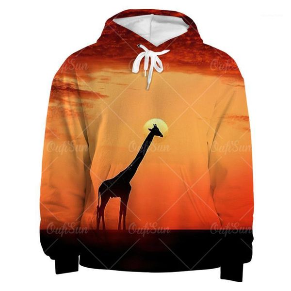 men's hoodies & sweatshirts wilderness scenery 3d print hoodie men jungle series outdoor camping wolf giraffe elephant animal pattern c, Black
men's hoodies & sweatshirts wilderness scenery 3d print hoodie men jungle series outdoor camping wolf giraffe elephant animal pattern c, Black