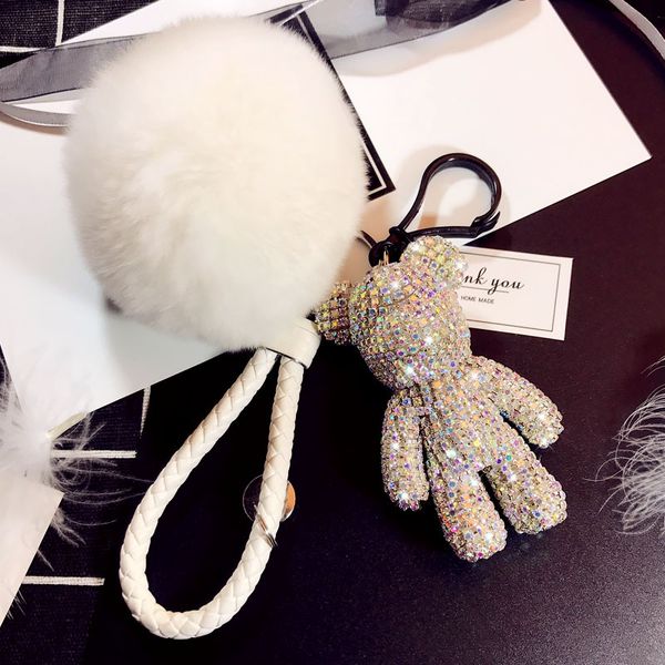fashion creative cartoon full diamond cub key chain knitting rope hair ball key chain bag pendant, Slivery;golden
fashion creative cartoon full diamond cub key chain knitting rope hair ball key chain bag pendant, Slivery;golden