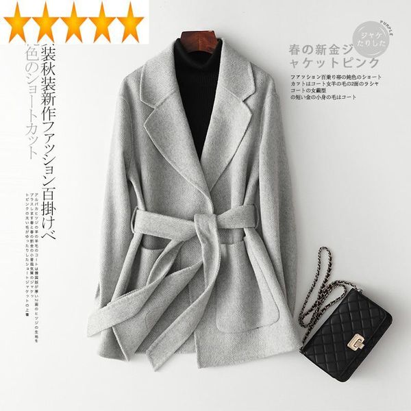 women's wool & blends coat long jacket cashmere elegant ladies coats jackets woolen overcoat women korean abrigo mujer m012 kj2880, Black
women's wool & blends coat long jacket cashmere elegant ladies coats jackets woolen overcoat women korean abrigo mujer m012 kj2880, Black
