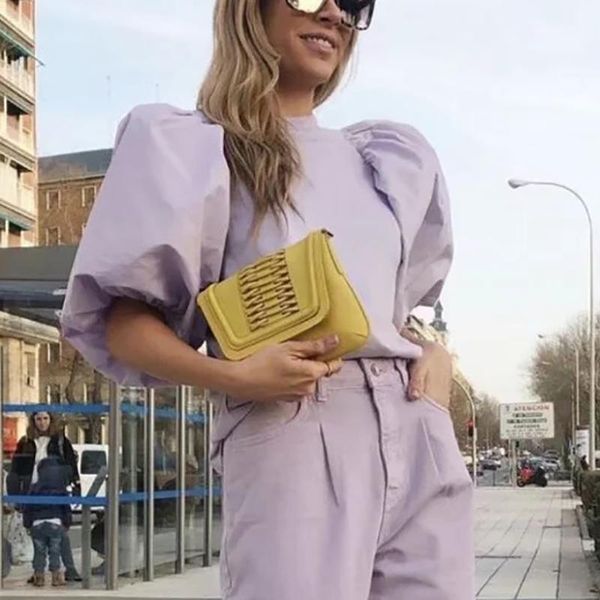 women's blouses & shirts summer ladies vintage loose blouse casual female sweet girls chic oversize women elegant purple, White
women's blouses & shirts summer ladies vintage loose blouse casual female sweet girls chic oversize women elegant purple, White