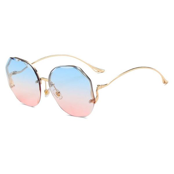 sunglasses 2021 erilles fashion gradient women ocean cut trimmed lens metal curved temples sun glasses female uv400 googles, White;black
sunglasses 2021 erilles fashion gradient women ocean cut trimmed lens metal curved temples sun glasses female uv400 googles, White;black