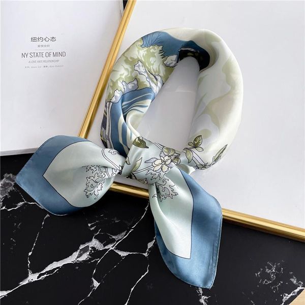 2021 Floral Scarf Women Silk Square Neck Hairband Foulard Female Bandana Printed Spring Summer Scarves Shawl Fashion Lady Wrap, Blue;gray
2021 Floral Scarf Women Silk Square Neck Hairband Foulard Female Bandana Printed Spring Summer Scarves Shawl Fashion Lady Wrap, Blue;gray
