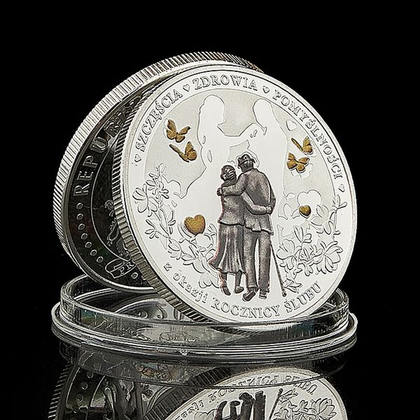 poland silver plated szczescia zdrowia pomyslnosci okazji rocznicy slubu collectible love coin
poland silver plated szczescia zdrowia pomyslnosci okazji rocznicy slubu collectible love coin