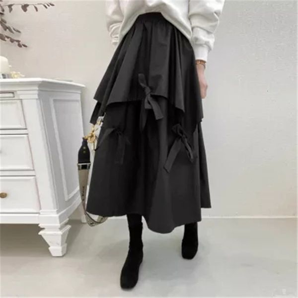 black bow loose elastic-waist solid high waist 2021 a-line new sweet bottoming brief elegant women ol long skirts ivba
black bow loose elastic-waist solid high waist 2021 a-line new sweet bottoming brief elegant women ol long skirts ivba