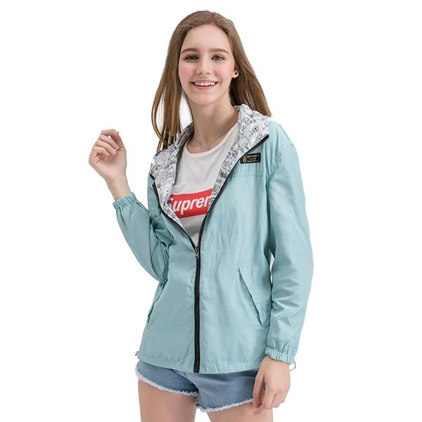 women's jackets jacket coat long sleeve hooded windbreaker outwear female two side wear loose, Black;brown
women's jackets jacket coat long sleeve hooded windbreaker outwear female two side wear loose, Black;brown