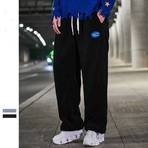 trendy casual pants men's 2021 winter new men's pants youth thick loose lamb skin winter warm pant, Black
trendy casual pants men's 2021 winter new men's pants youth thick loose lamb skin winter warm pant, Black
