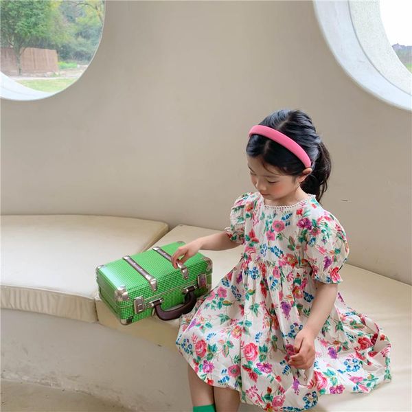 girl's dresses 2021 summer girls rose printing short sleeve 1-6 years cotton casual loose little princess dress, Red;yellow
girl's dresses 2021 summer girls rose printing short sleeve 1-6 years cotton casual loose little princess dress, Red;yellow