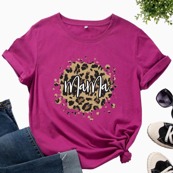women's t-shirt european and american mother's day mama summer cotton short-sleeved casual top, White
women's t-shirt european and american mother's day mama summer cotton short-sleeved casual top, White