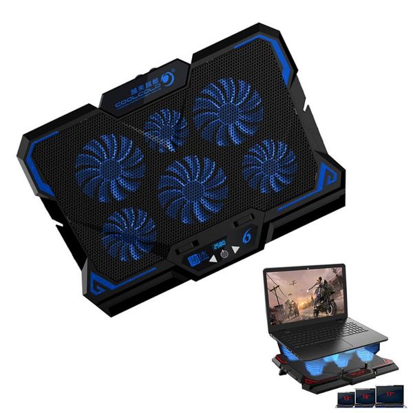 lapcooling pads ixur 17inch gaming cooler six fan led screen two usb port 2600rpm pad notebook stand for
lapcooling pads ixur 17inch gaming cooler six fan led screen two usb port 2600rpm pad notebook stand for