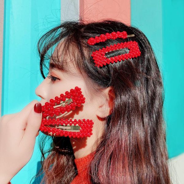 hair clips 1pcs fashion ins red pearl net clip 2021 korean trend cute girl side hairpin styling accessories
hair clips 1pcs fashion ins red pearl net clip 2021 korean trend cute girl side hairpin styling accessories