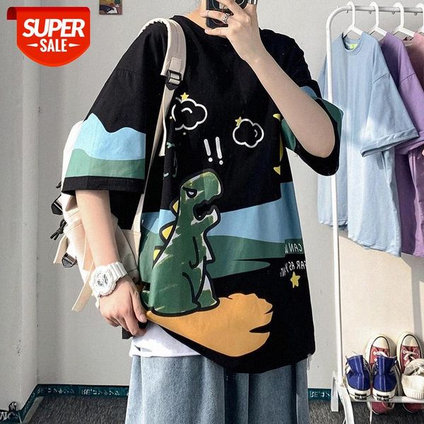 short-sleeved t-shirt male hong kong style boys print loose couple suit half-sleeved #g55q, White;black
short-sleeved t-shirt male hong kong style boys print loose couple suit half-sleeved #g55q, White;black