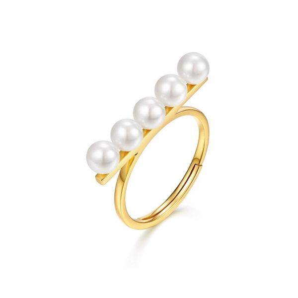 925 sterling silver with 18 k gold pearl statement ring wedding jewelry punk party designer club cocktail japan 211217, Slivery;golden
925 sterling silver with 18 k gold pearl statement ring wedding jewelry punk party designer club cocktail japan 211217, Slivery;golden