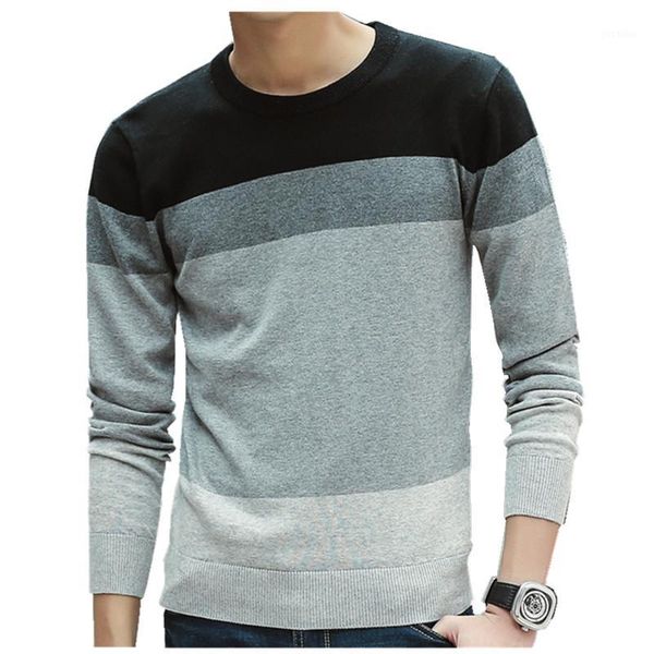 casual sweater men o-neck striped slim fit mens sweaters pullovers men pull homme contrast color knitwear1, White;black
casual sweater men o-neck striped slim fit mens sweaters pullovers men pull homme contrast color knitwear1, White;black