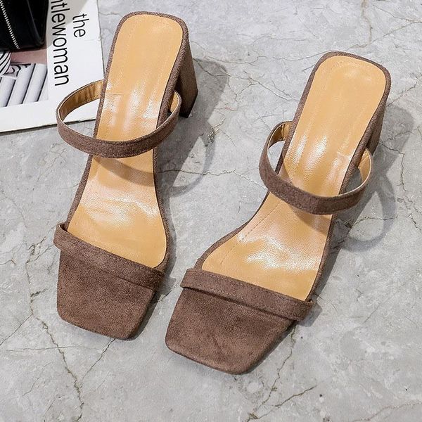 slippers drop women square toe high heels summer sandals fashion ladies shoes 2021 outdoor female slides elegant pumps, Black
slippers drop women square toe high heels summer sandals fashion ladies shoes 2021 outdoor female slides elegant pumps, Black