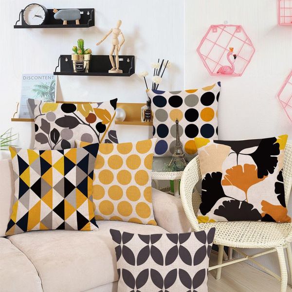 pillow case yellow gingko leaves geometric thickened cotton linen cover sofa cushion office
pillow case yellow gingko leaves geometric thickened cotton linen cover sofa cushion office
