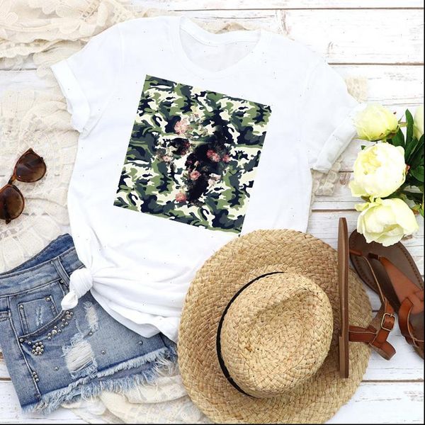 women graphic lady fashion camouflage face 90s fashion horror tees print t shirt clothing female shirt womens t shirt, White
women graphic lady fashion camouflage face 90s fashion horror tees print t shirt clothing female shirt womens t shirt, White