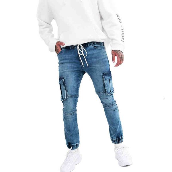 men's cargo stretch ny fashion casual jogger jeans, Blue 
men's cargo stretch ny fashion casual jogger jeans, Blue