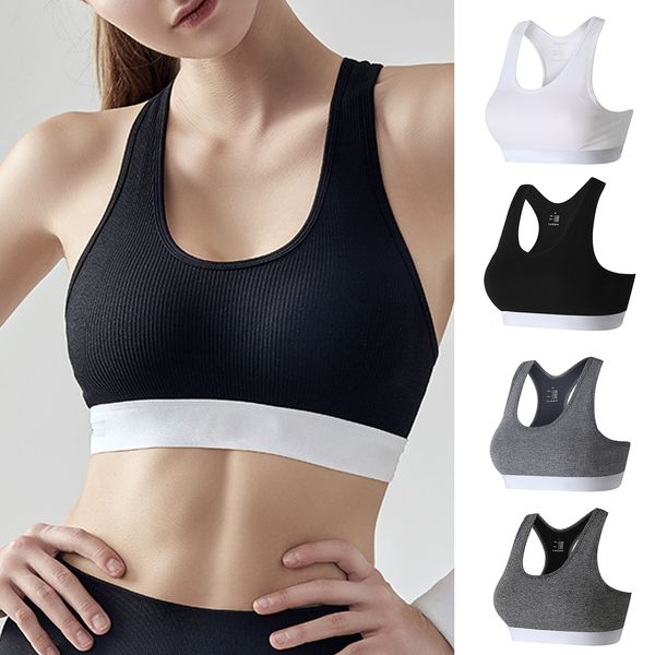 padded racerback sports bras women shockproof running fitness wireless anti-sagging vest-style bra m2
padded racerback sports bras women shockproof running fitness wireless anti-sagging vest-style bra m2