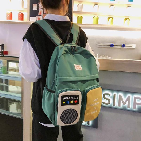 backpack pupil cute women panelled kawaii school bags for teenage girls korean waterproof travel backpacks 2021 bookbags
backpack pupil cute women panelled kawaii school bags for teenage girls korean waterproof travel backpacks 2021 bookbags