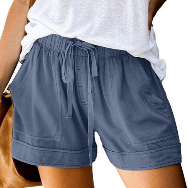 women's shorts comfy fashion high waist pockets drawstring short pants skin-friendly loose for shopping, White;black
women's shorts comfy fashion high waist pockets drawstring short pants skin-friendly loose for shopping, White;black