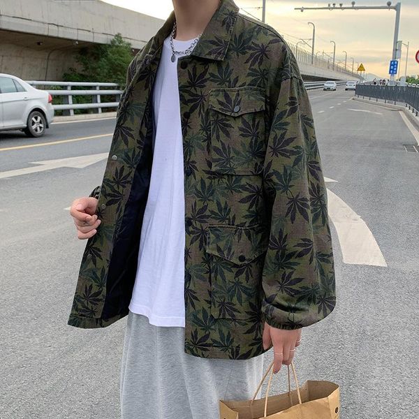men's jackets spring camouflage coats men loose pockets full sleeve turn-down collar casual washed male wild, Black;brown
men's jackets spring camouflage coats men loose pockets full sleeve turn-down collar casual washed male wild, Black;brown