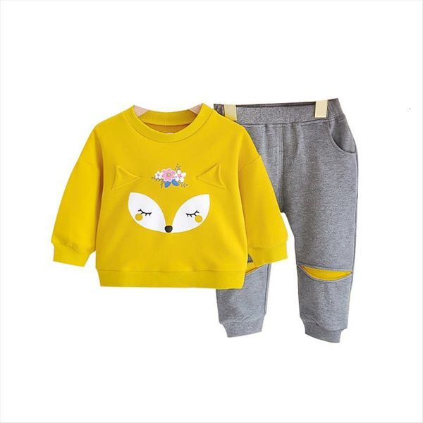 autumn childrens clothing suit baby girl clothes boy round neck fox pattern stylish trousers, White
autumn childrens clothing suit baby girl clothes boy round neck fox pattern stylish trousers, White