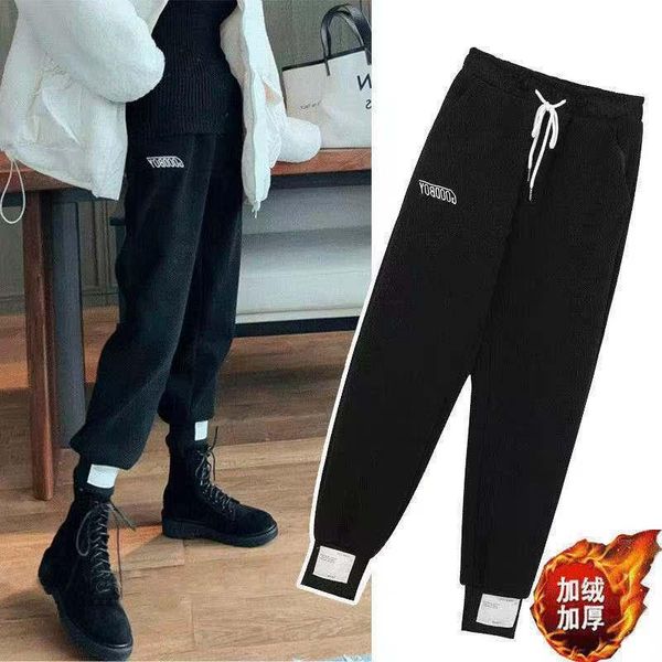 women's pants & capris plus velvet size trousers autumn and winter harem high waist loose leggings sports casual, Black;white
women's pants & capris plus velvet size trousers autumn and winter harem high waist loose leggings sports casual, Black;white