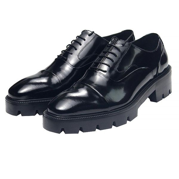 derby shoes square toe black genuine leather lace up wedding men's shoes handmade increase dress for men
derby shoes square toe black genuine leather lace up wedding men's shoes handmade increase dress for men