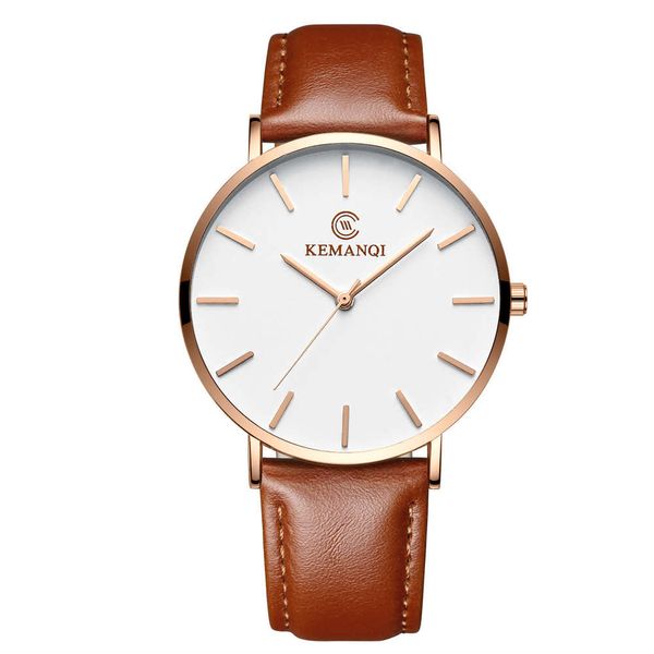 watch slim men's personalized belt quartz temperament simple business, Slivery;brown
watch slim men's personalized belt quartz temperament simple business, Slivery;brown