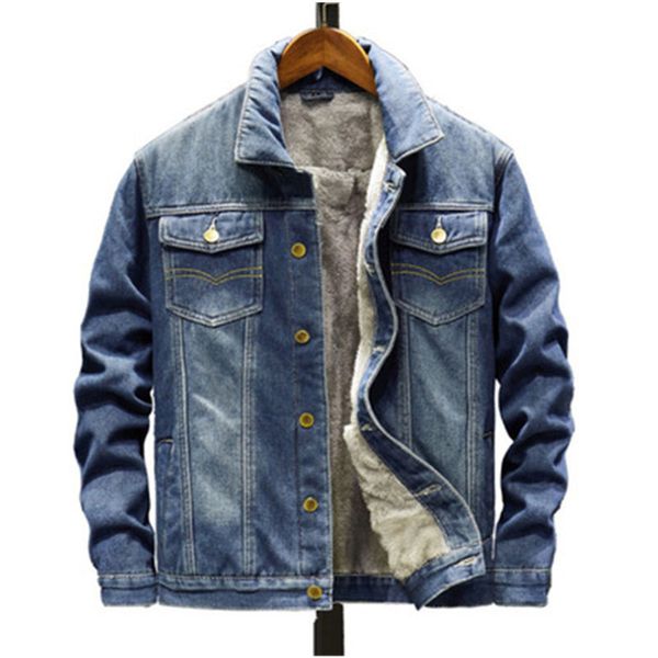 mens jeans jackets fashion trend fleece long sleeve stand collar button denim jackets males new winter warm plus size casual outerwear, Black;brown
mens jeans jackets fashion trend fleece long sleeve stand collar button denim jackets males new winter warm plus size casual outerwear, Black;brown