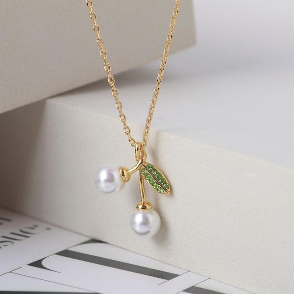 pendant necklaces simple small and fresh leaf shape inlaid pearls forest fashion necklace clavicle chain for girls, Silver
pendant necklaces simple small and fresh leaf shape inlaid pearls forest fashion necklace clavicle chain for girls, Silver
