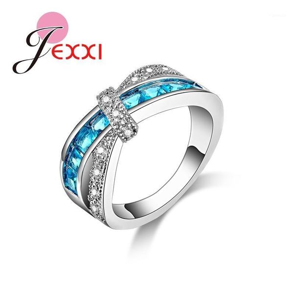 cluster rings novel luxury shiny bow knot silk ribbon 925 sterling silver finger ring jewelry for woman girls lady wedding engagement, Golden;silver
cluster rings novel luxury shiny bow knot silk ribbon 925 sterling silver finger ring jewelry for woman girls lady wedding engagement, Golden;silver
