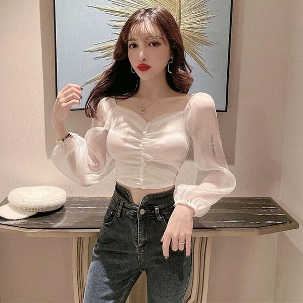 women's blouses & shirts v-neck shirt woman women long sleeve solid color drop 2021 omighty ladies, White
women's blouses & shirts v-neck shirt woman women long sleeve solid color drop 2021 omighty ladies, White