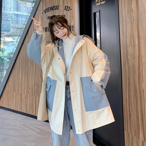women's jackets women oversize patchwork hooded casual streetwear korean students harajuku teens clothes vetement femme chaquetas casac, Black;brown
women's jackets women oversize patchwork hooded casual streetwear korean students harajuku teens clothes vetement femme chaquetas casac, Black;brown