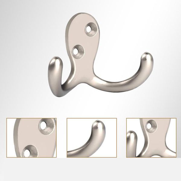 hooks & rails zinc alloy double hook multifunctional wall mounted heavy duty hanger for bedroom bathroom kitchen lpfk
hooks & rails zinc alloy double hook multifunctional wall mounted heavy duty hanger for bedroom bathroom kitchen lpfk