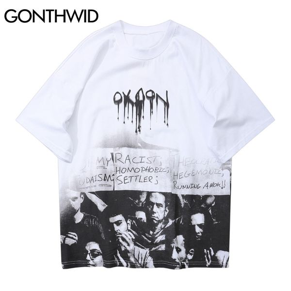 gonthwid hip hop tshirts streetwear creative print short sleeve tees shirts fashion punk rock gothic casual cotton t-shirt c0315, White;black
gonthwid hip hop tshirts streetwear creative print short sleeve tees shirts fashion punk rock gothic casual cotton t-shirt c0315, White;black