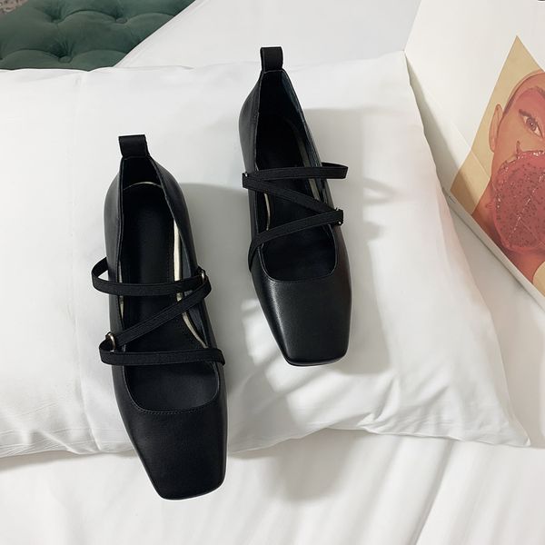 womens genuine leather elastic slip-on ballet flats leisure soft comfortable round toe casual ballerinas soft shoesdress shoes, Black
womens genuine leather elastic slip-on ballet flats leisure soft comfortable round toe casual ballerinas soft shoesdress shoes, Black