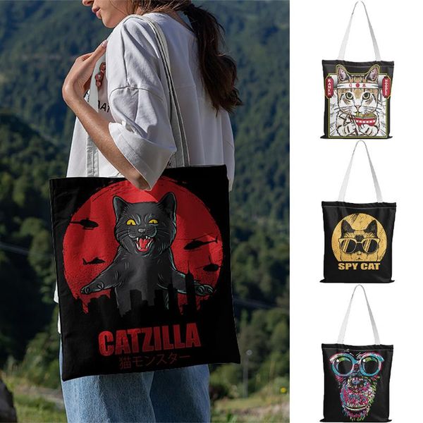 storage bags abstract cartoon cat print large-capacity canvas bag women's casual fashion harajuku vintage ins black ulzzang
storage bags abstract cartoon cat print large-capacity canvas bag women's casual fashion harajuku vintage ins black ulzzang