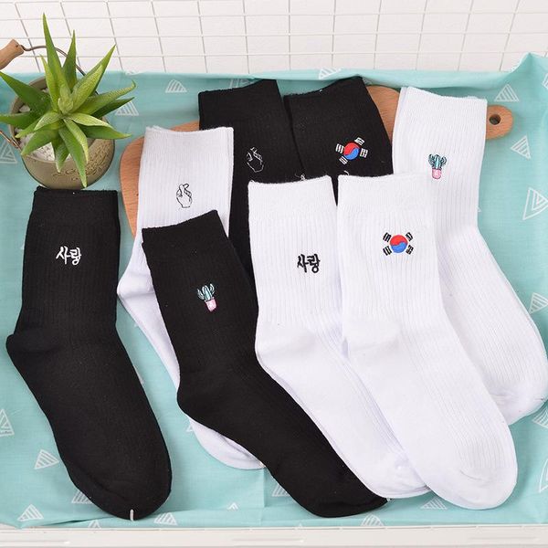 socks & hosiery korean harajuku women white black embroidery cactus gesture flag meias girl cotton funny chaussette femme, Black;white
socks & hosiery korean harajuku women white black embroidery cactus gesture flag meias girl cotton funny chaussette femme, Black;white